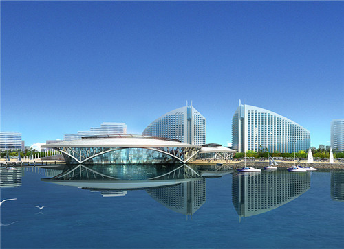 上海某健康城景觀概念方案效果圖設計 上海某健康城景觀概念方案效果圖設計